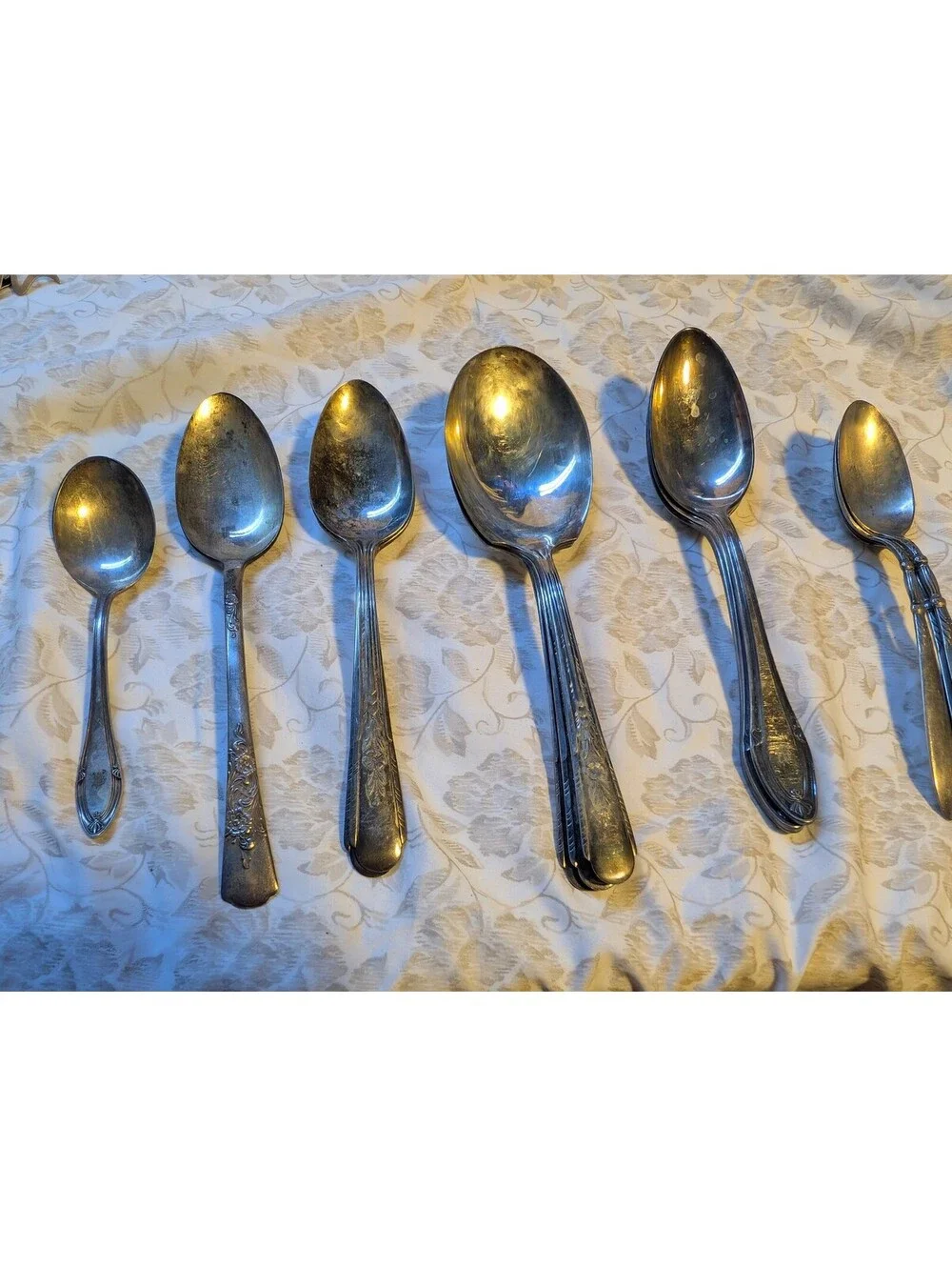 Vintage Reed & Barton etc Silverplate Spoons lot  - Assorted Sizes and Patterns